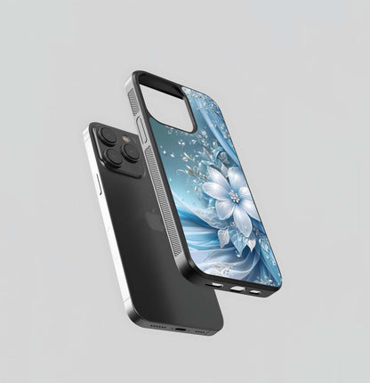 Crystalline Water Bloom Glass Case