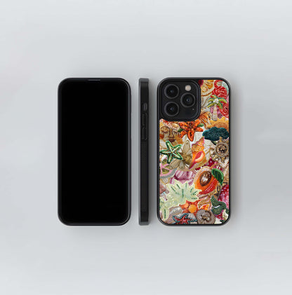 Tropical Bead Rush Glass Case