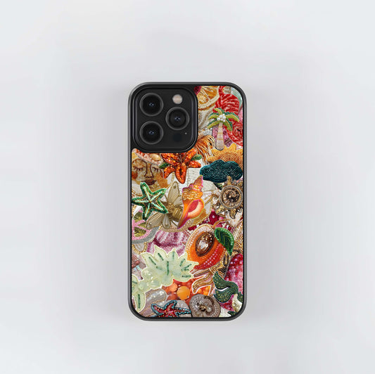 Tropical Bead Rush Glass Case