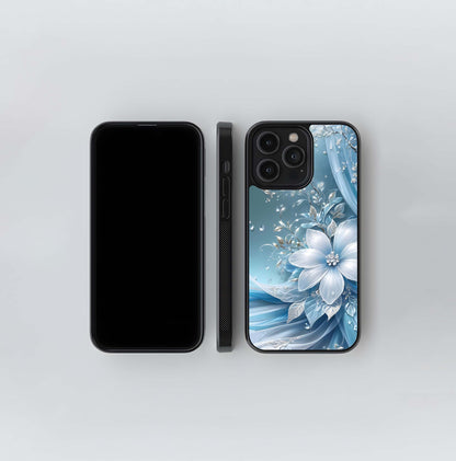 Crystalline Water Bloom Glass Case