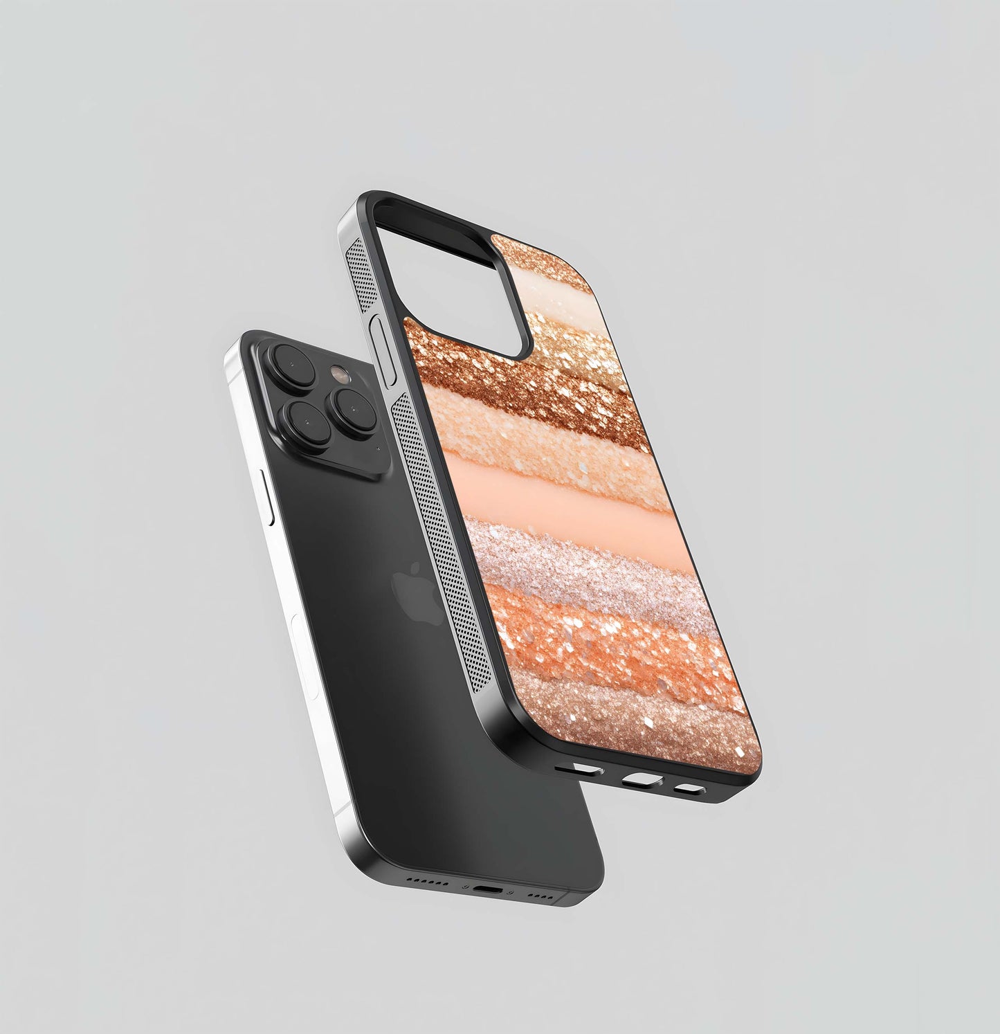 Crystallized Stripes Glass Case (