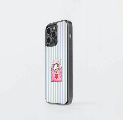 Beared Cat Glass Case