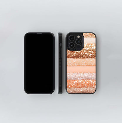 Crystallized Stripes Glass Case (