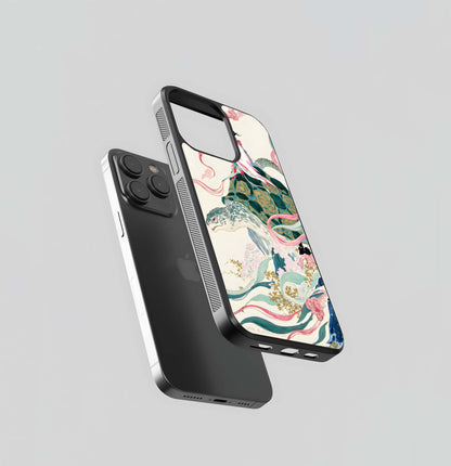 Turtle Guardian Glass Case