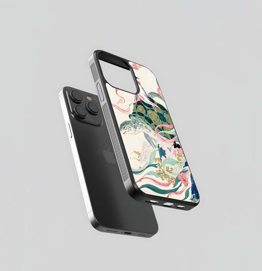 Turtle Guardian Glass Case
