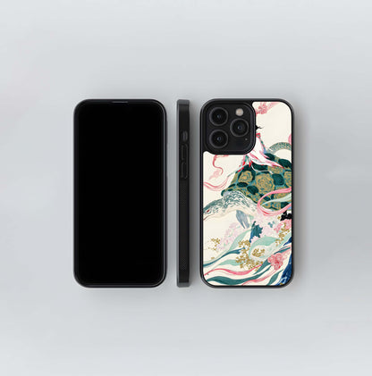 Turtle Guardian Glass Case