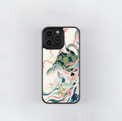 Turtle Guardian Glass Case