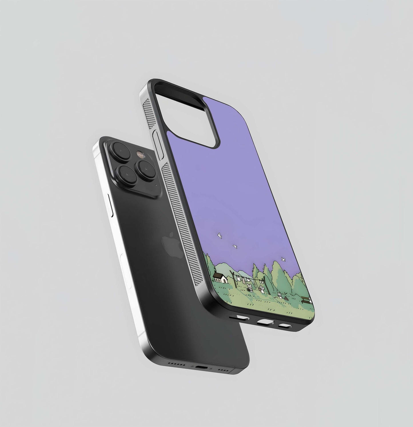 Becoming Through Stillness Glass Case