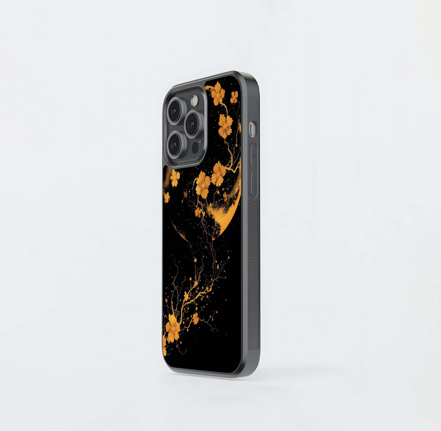 Celestial Gold Bloom Glass Cases