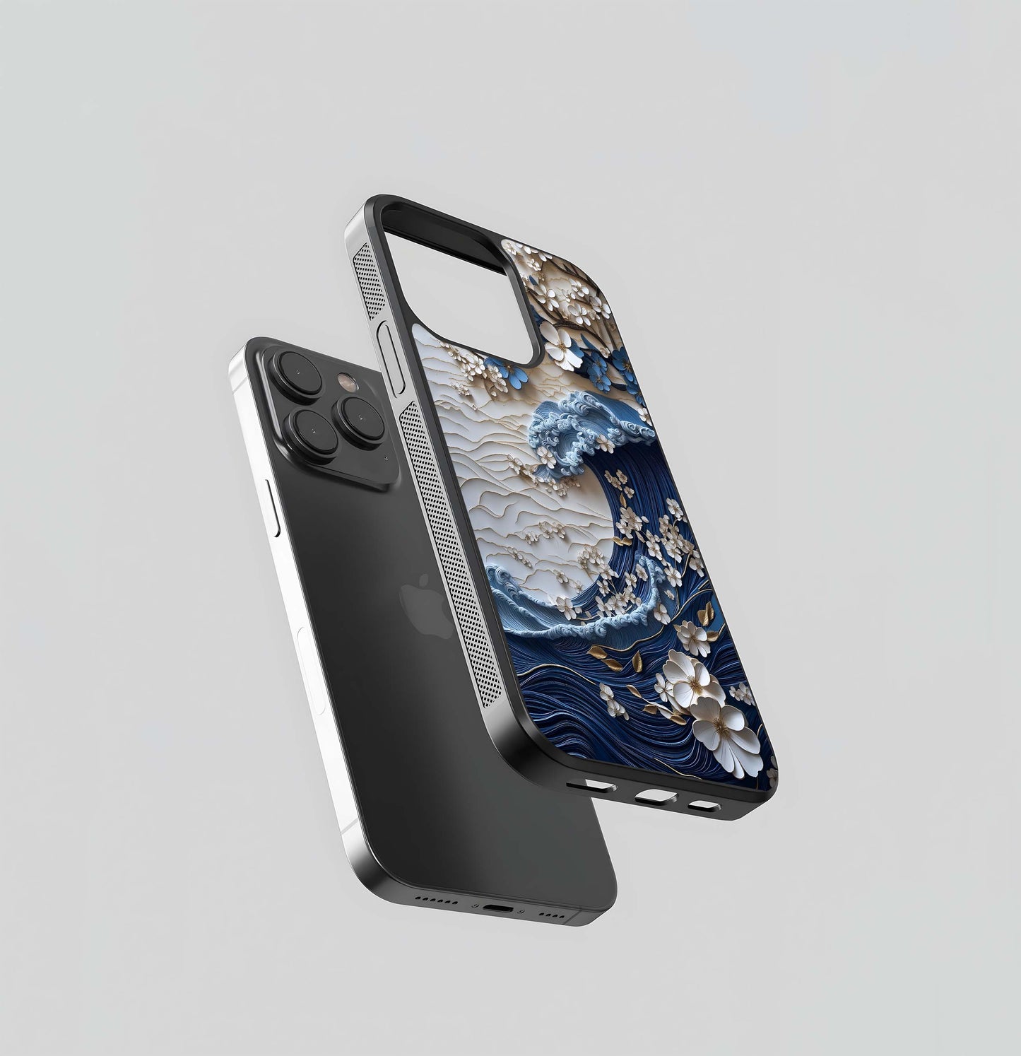 Blossom Wave Art Glass Case