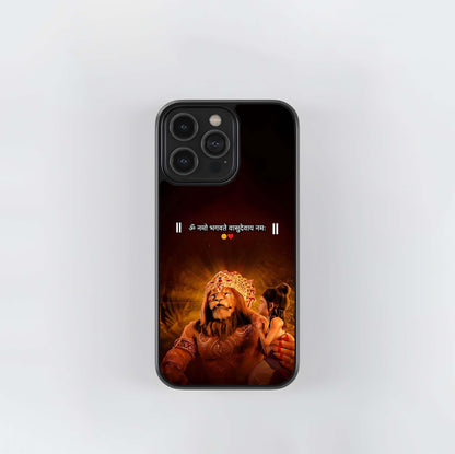 Divine Hanuman ji Glass Case