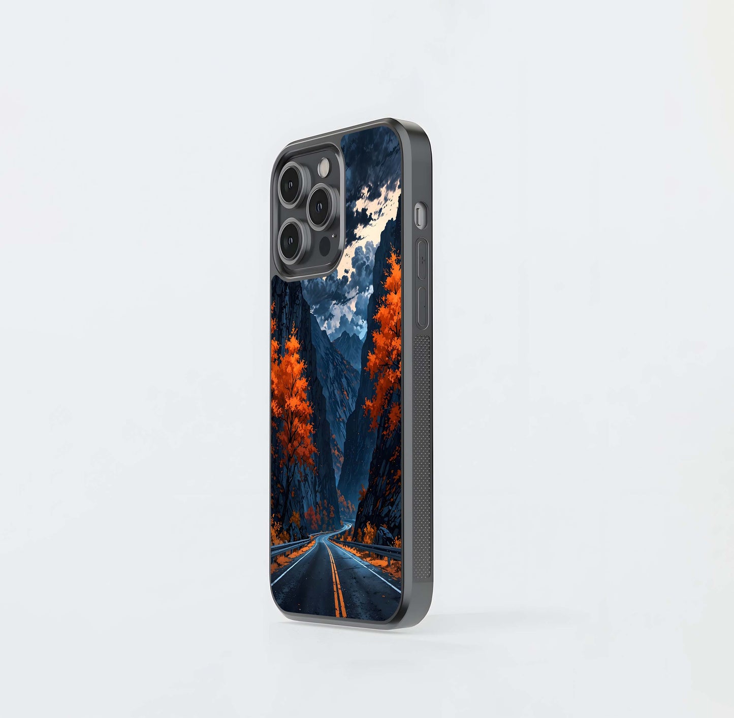 Autumn Canyon Road Glass Case