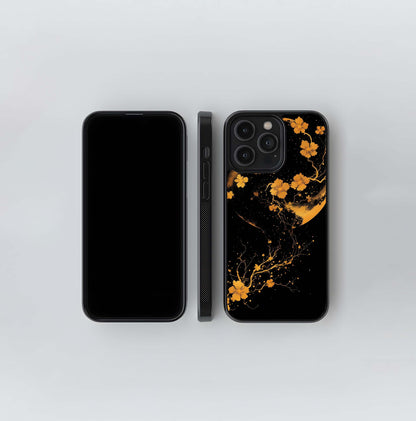 Celestial Gold Bloom Glass Cases