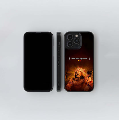 Divine Hanuman ji Glass Case