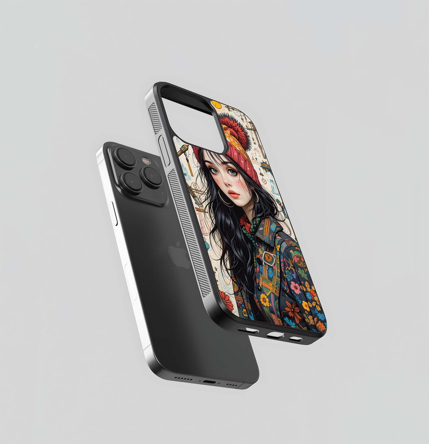 Boho Maker Portrait Glass Case