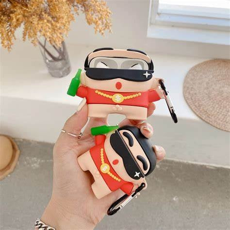 Cute ShinChan Cartoon AirPod Cases AIRPOD PRO 2 Trendy Protection for Your AirPods pro 2