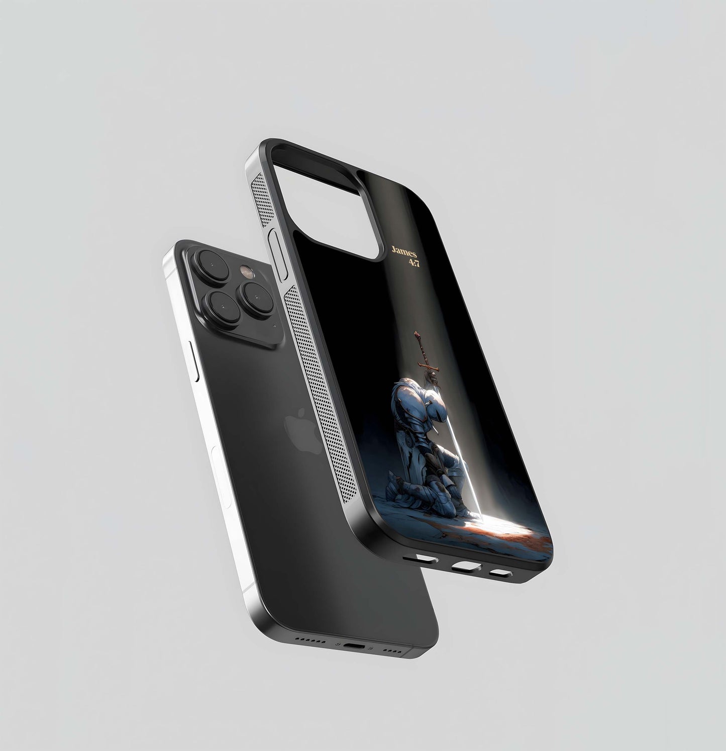 Kneeling Knight (James 47) Glass Case