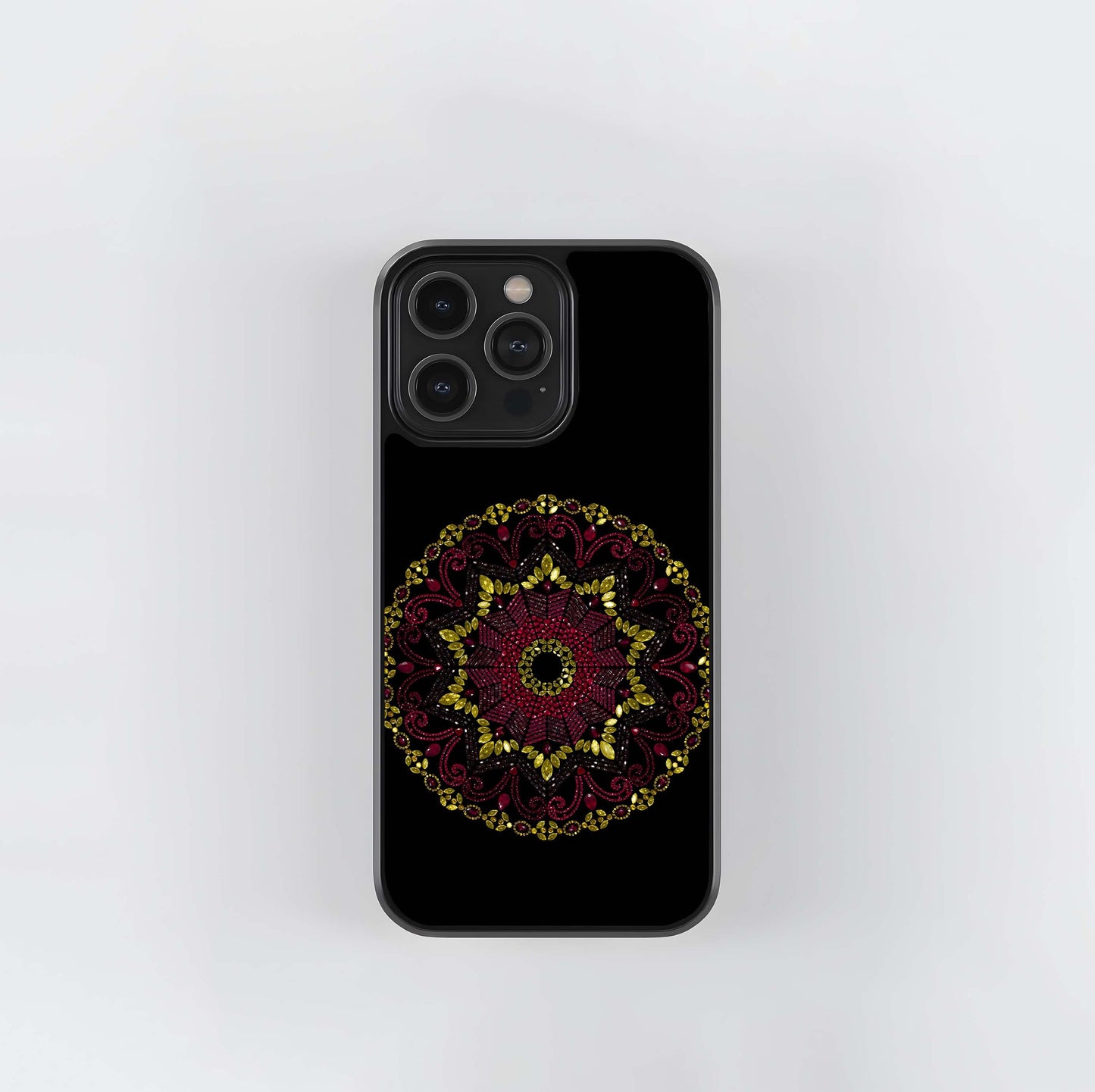 Bejeweled Mandala Glass Case