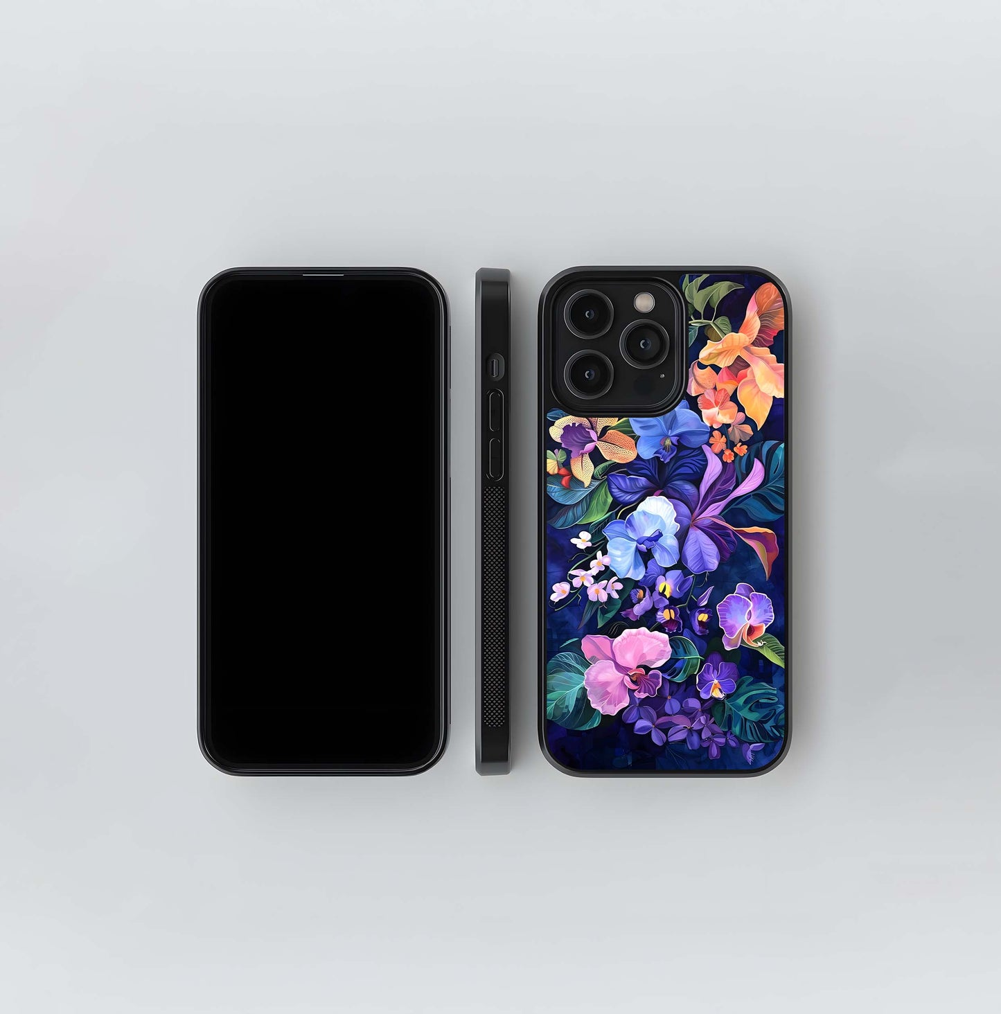 Velvet Orchid Dream Glass Case