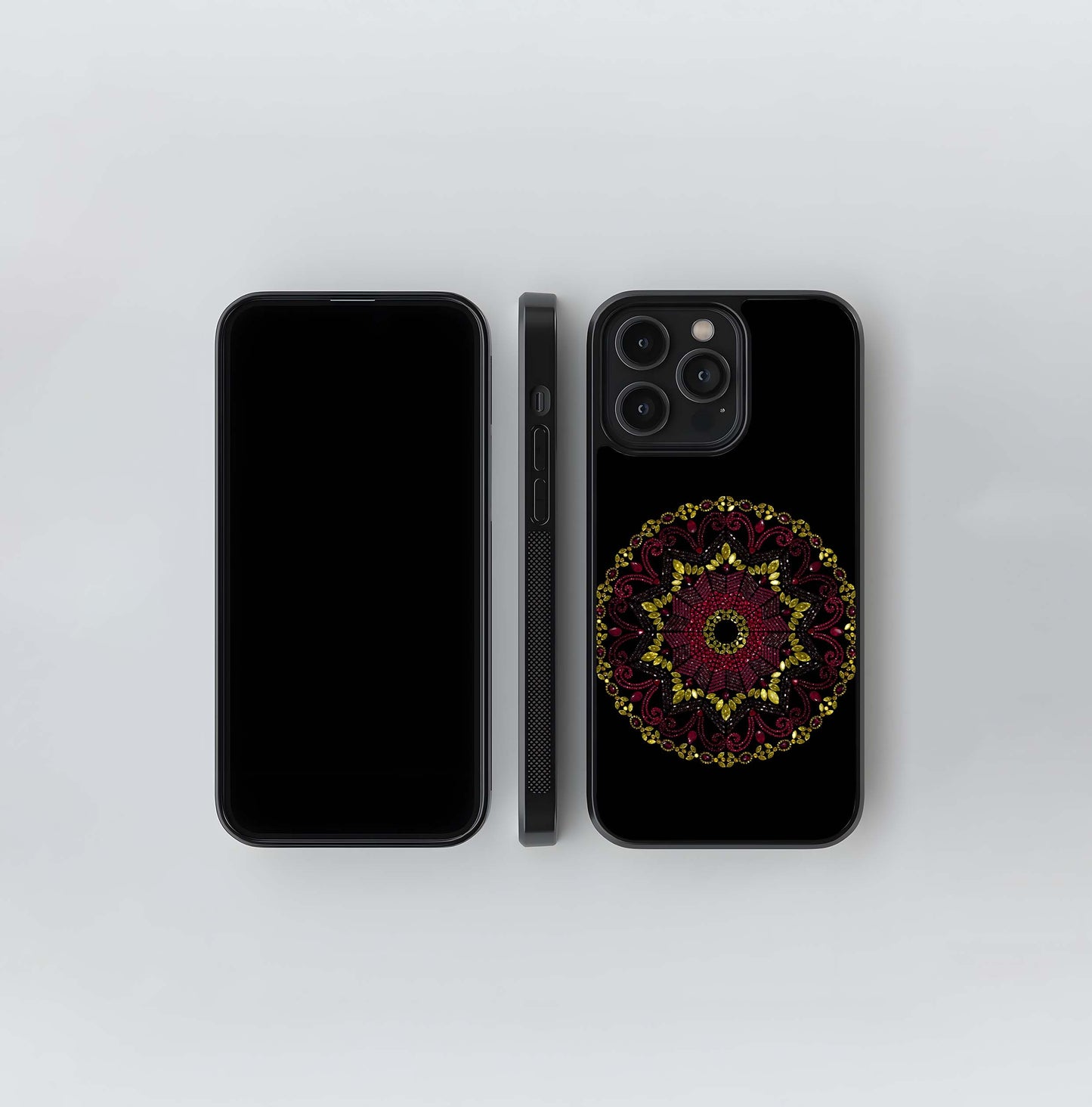 Bejeweled Mandala Glass Case