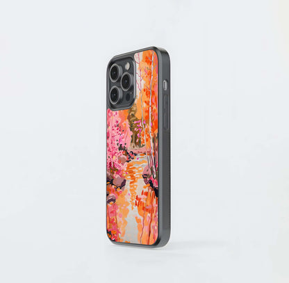 Vibrant Forest Glow Glass Case