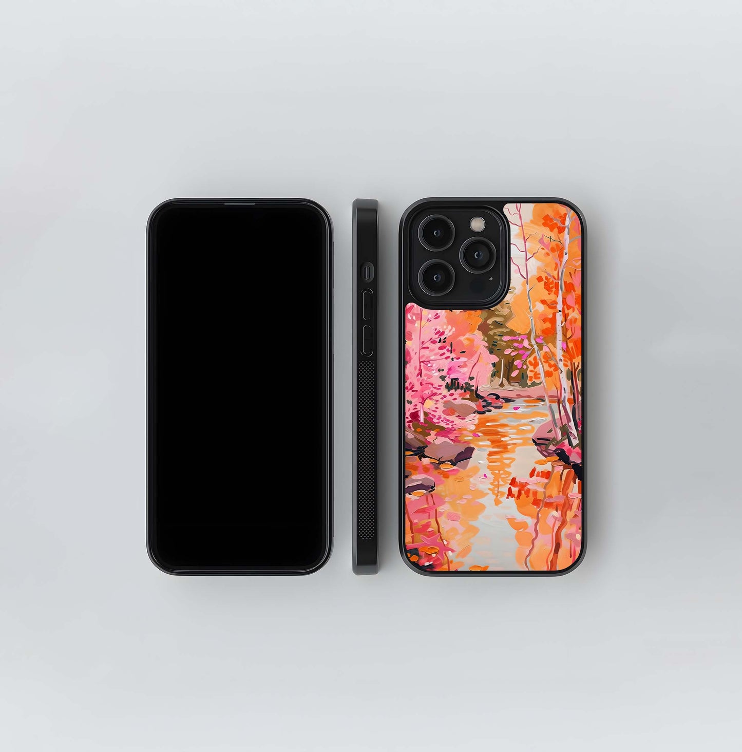 Vibrant Forest Glow Glass Case