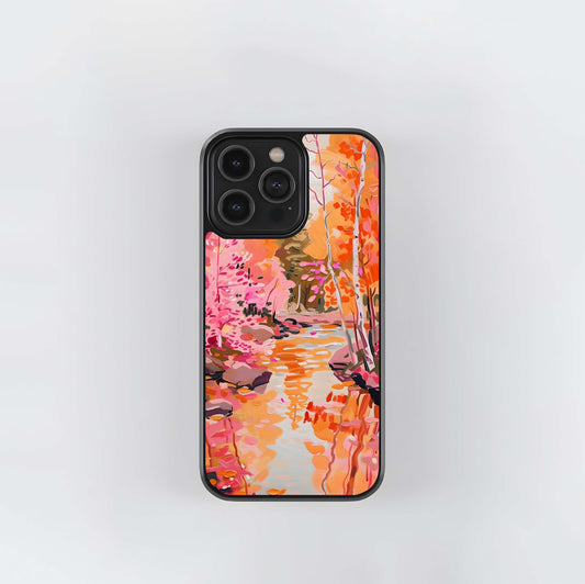 Vibrant Forest Glow Glass Case