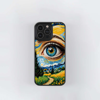 Vangogh eye Glass Case