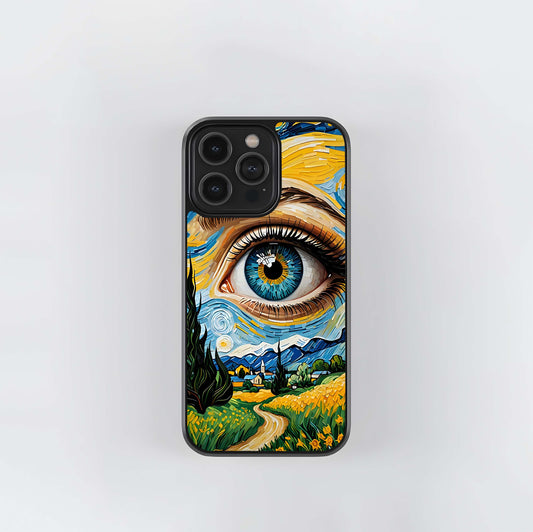 Vangogh eye Glass Case