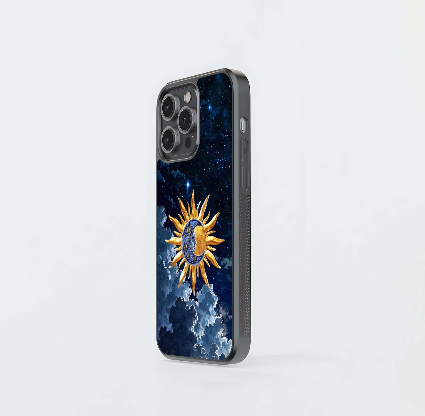 Celestial Gold Embrace Glass Cases