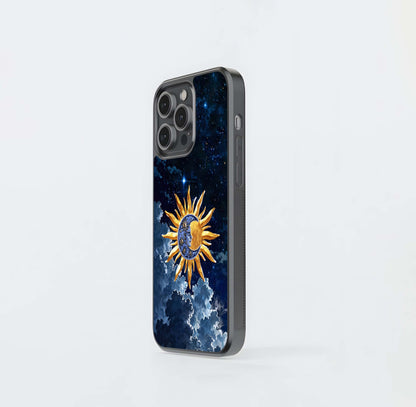 Celestial Gold Embrace Glass Cases
