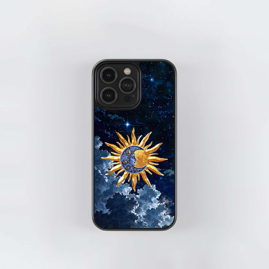 Celestial Gold Embrace Glass Cases