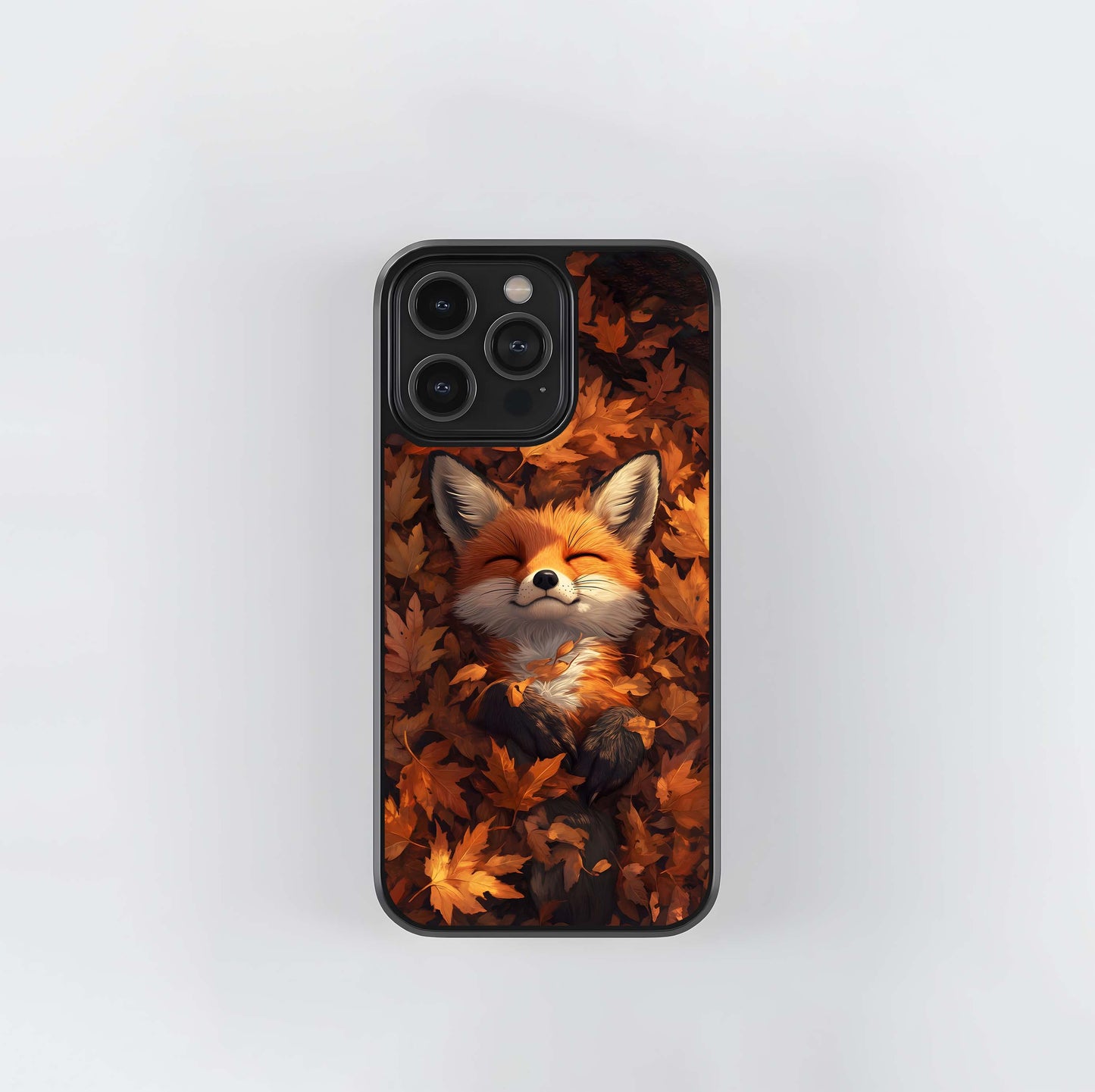 Autumn Fox Nap Glass Case