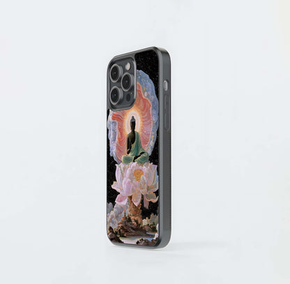Zen Lotus Realm Glass Case