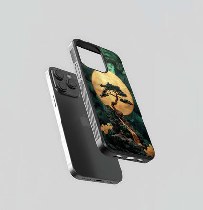 Zen Moon Rise Glass Case