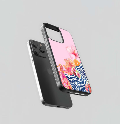 Berry Disco Bloom Glass Case