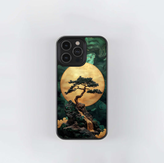 Zen Moon Rise Glass Case