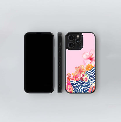 Berry Disco Bloom Glass Case