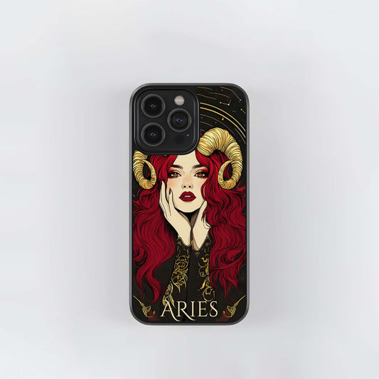 Zodiac Aries Glass Case