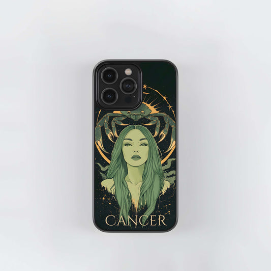 Zodiac Cancer Sign Glass Case