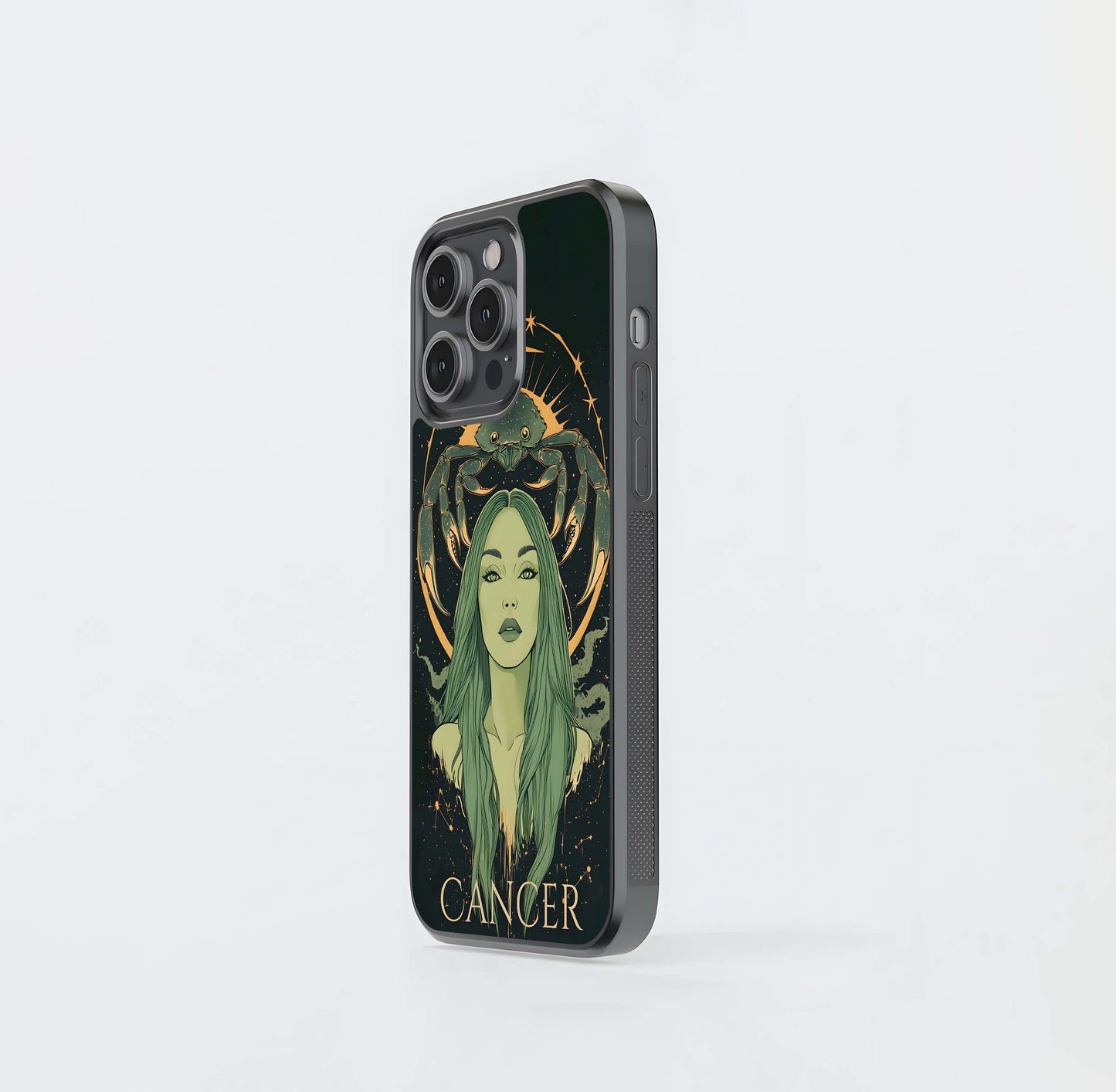 Zodiac Cancer Sign Glass Case