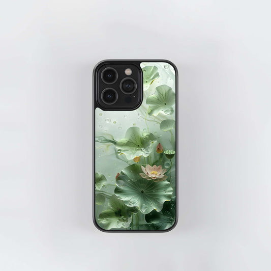 Dewy Glass Lily Pads Glass Case