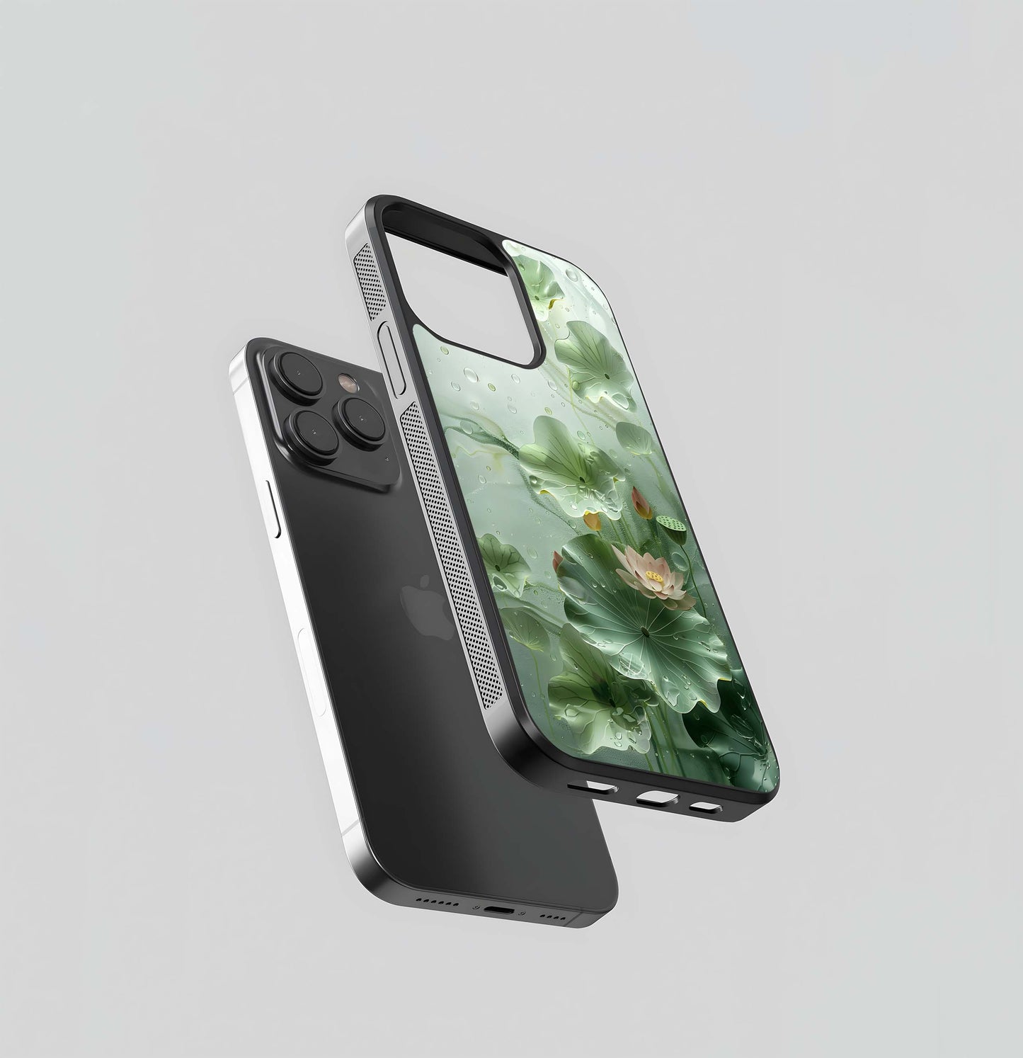 Dewy Glass Lily Pads Glass Case