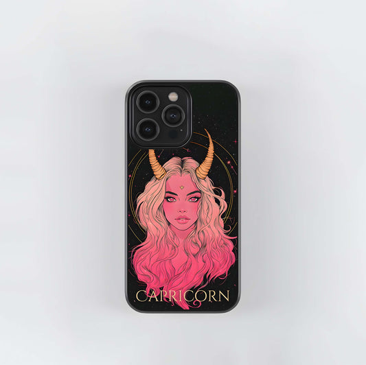 Zodiac Capricorn Glass Case