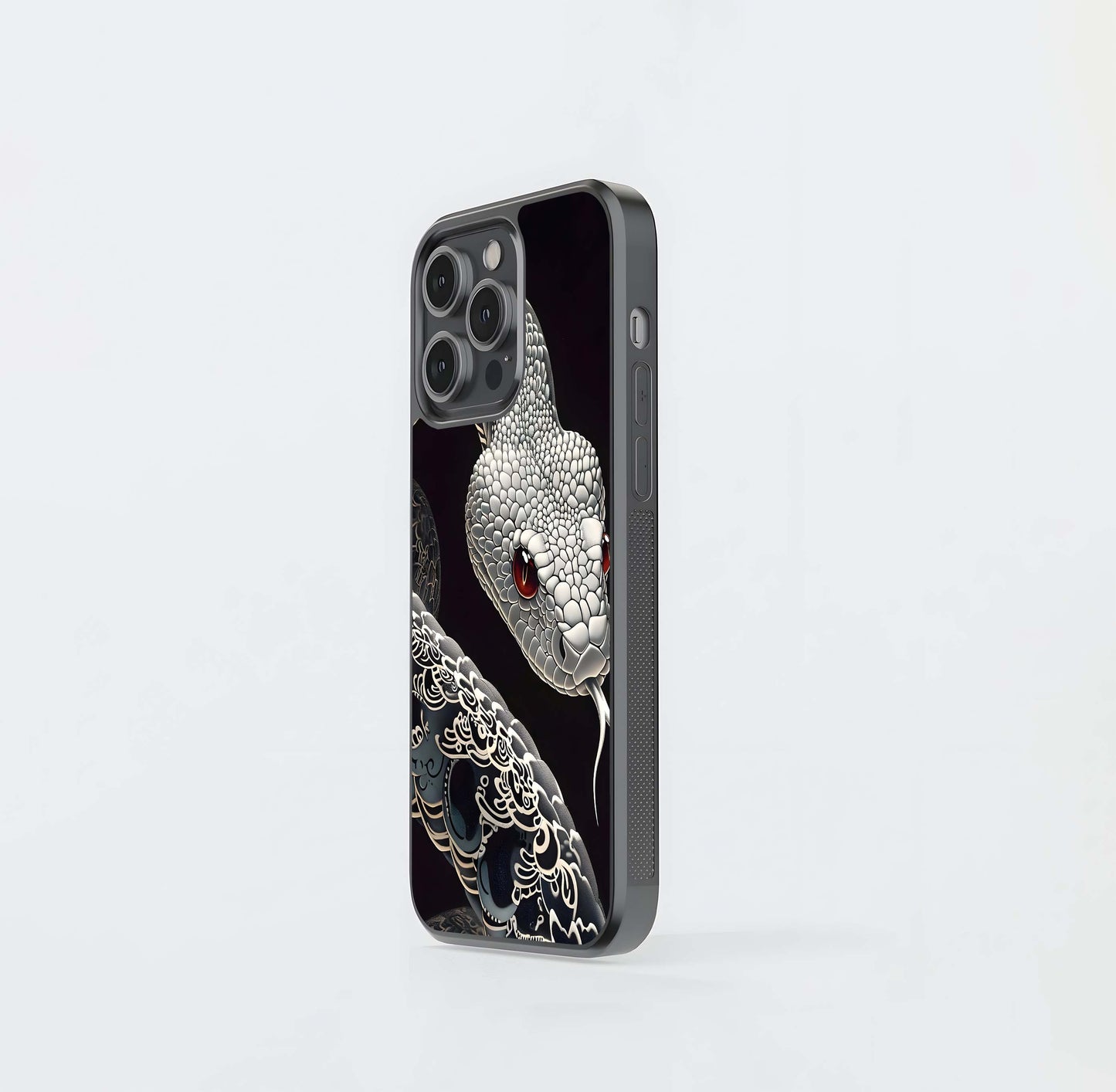 White Snack Glass Case