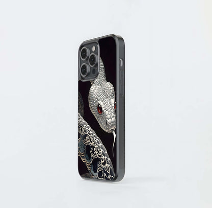 White Snack Glass Case