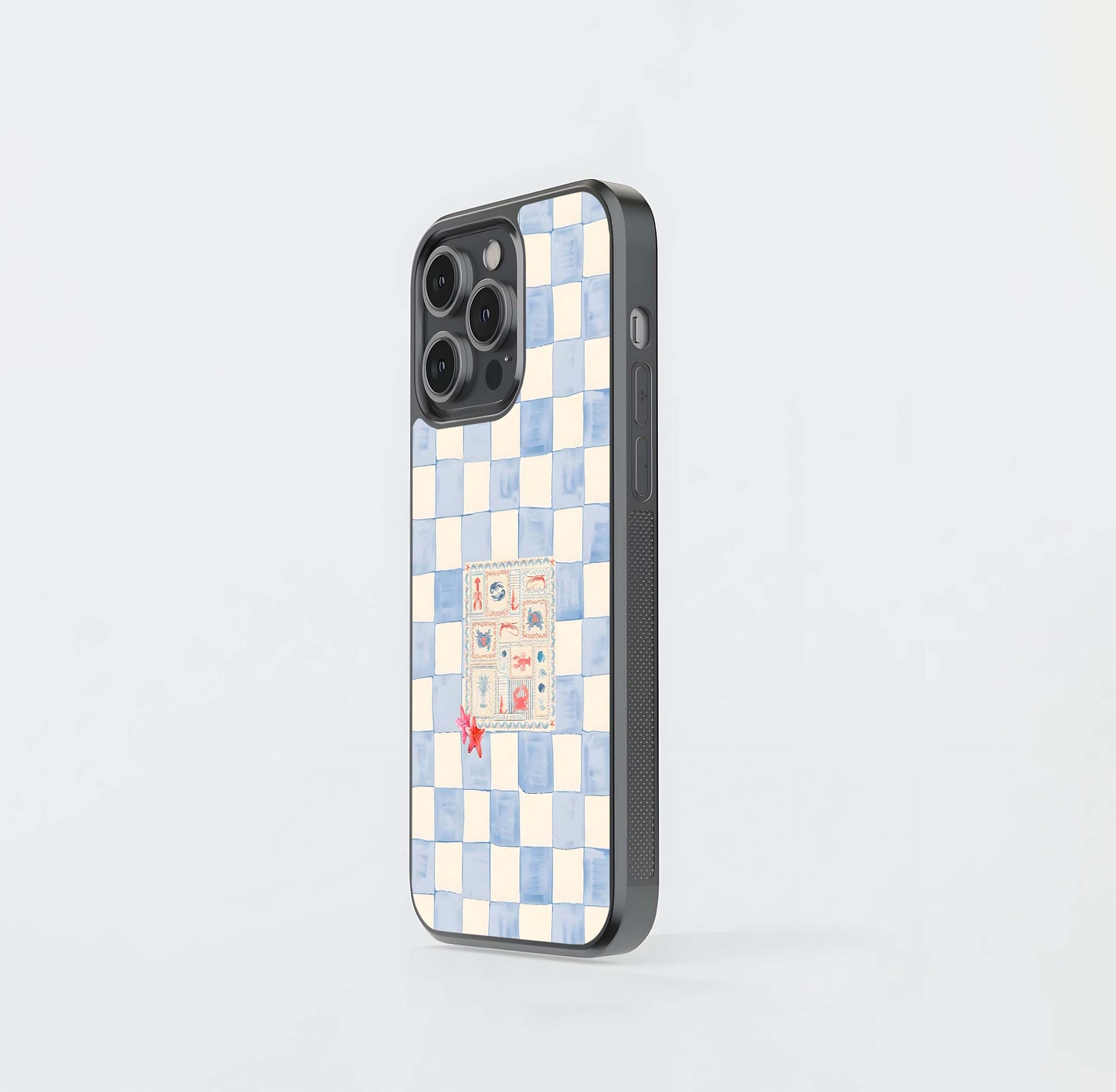 Zodiac Checker Glass Case