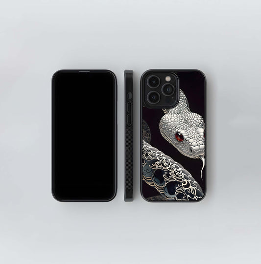 White Snack Glass Case
