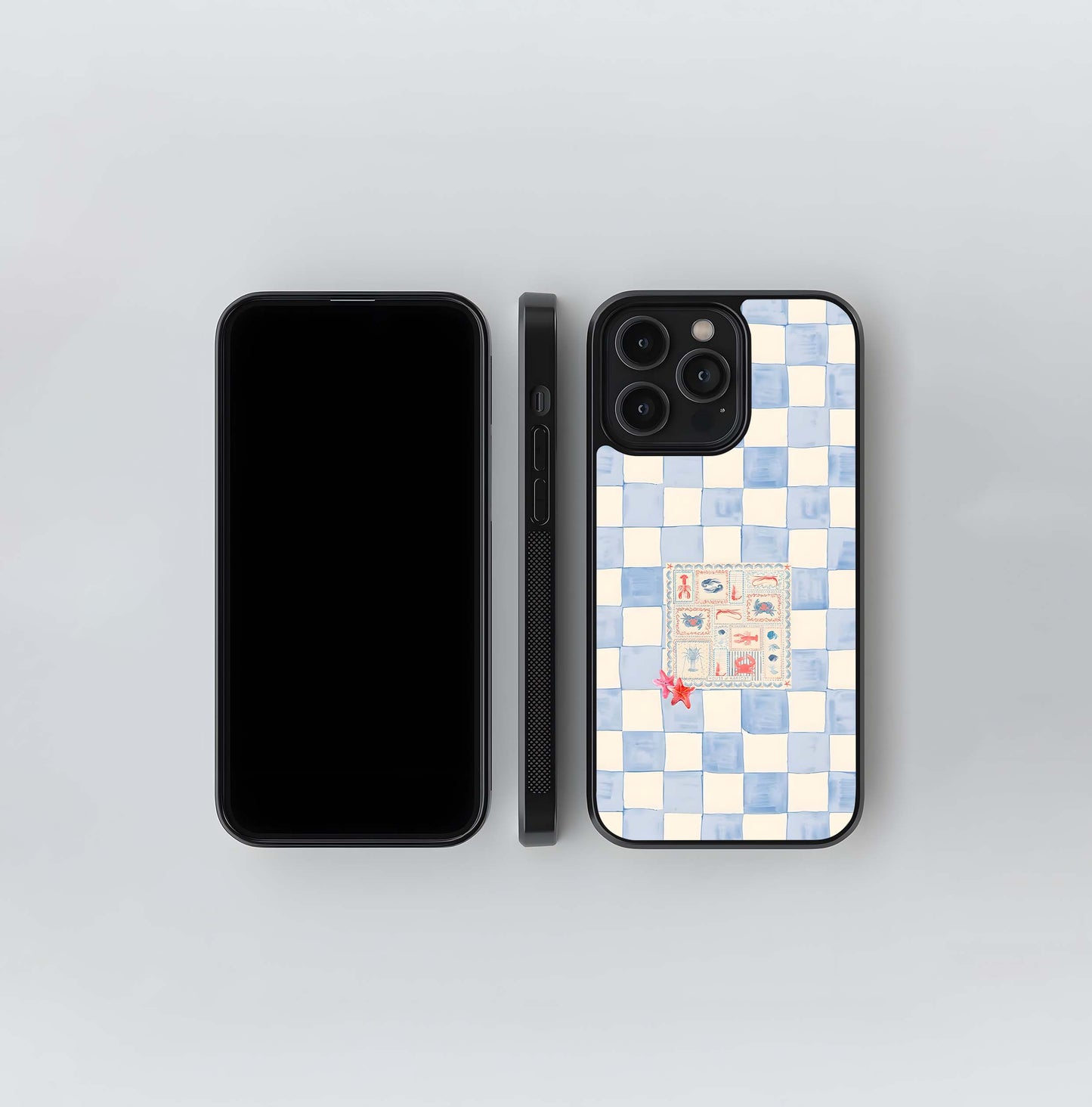 Zodiac Checker Glass Case