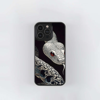White Snack Glass Case